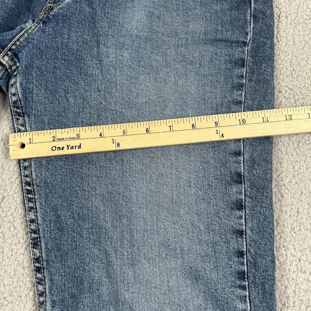 Levis 514 Jeans‎ Mens 36x32 Blue Straight Leg Stretch Denim Pants Medium Wash